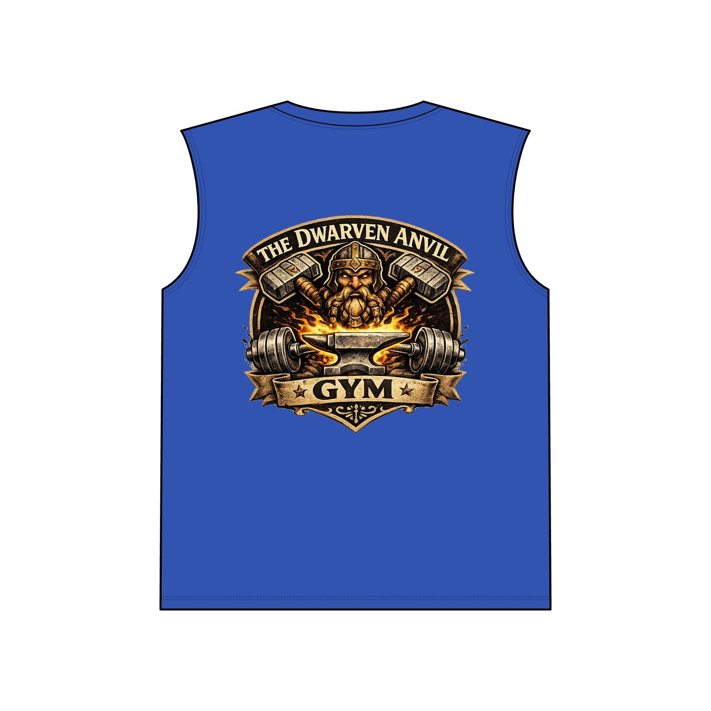 Dwarven Anvil Gym Men's Polyester Tank Top