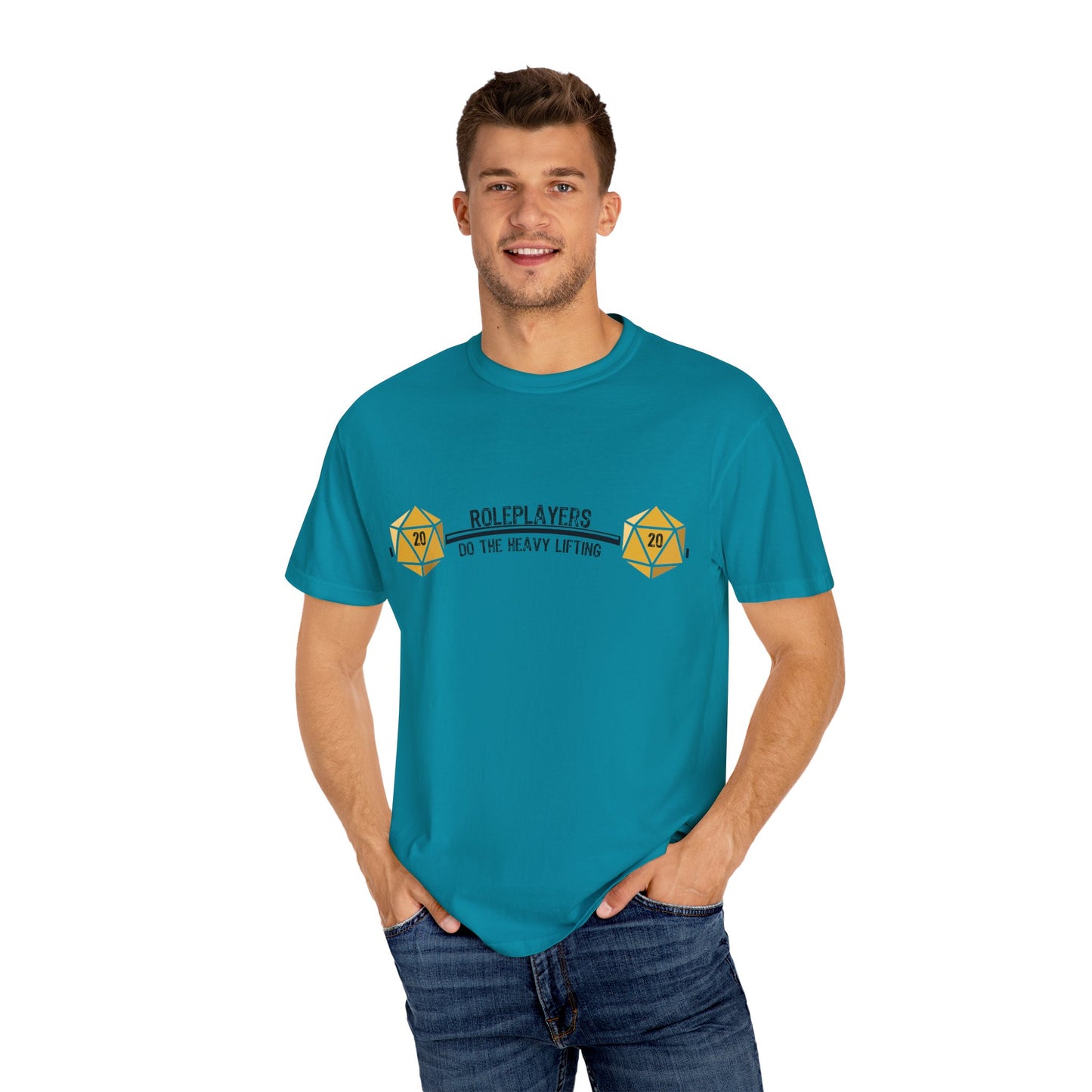 Roleplayers Do the Heavy Lifting- Unisex Garment-Dyed T-shirt