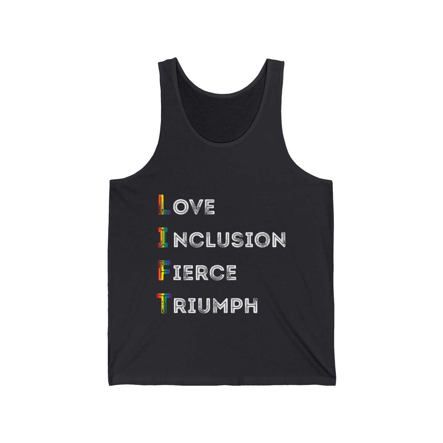 LIFT with PRIDE - Unisex Jersey Tank