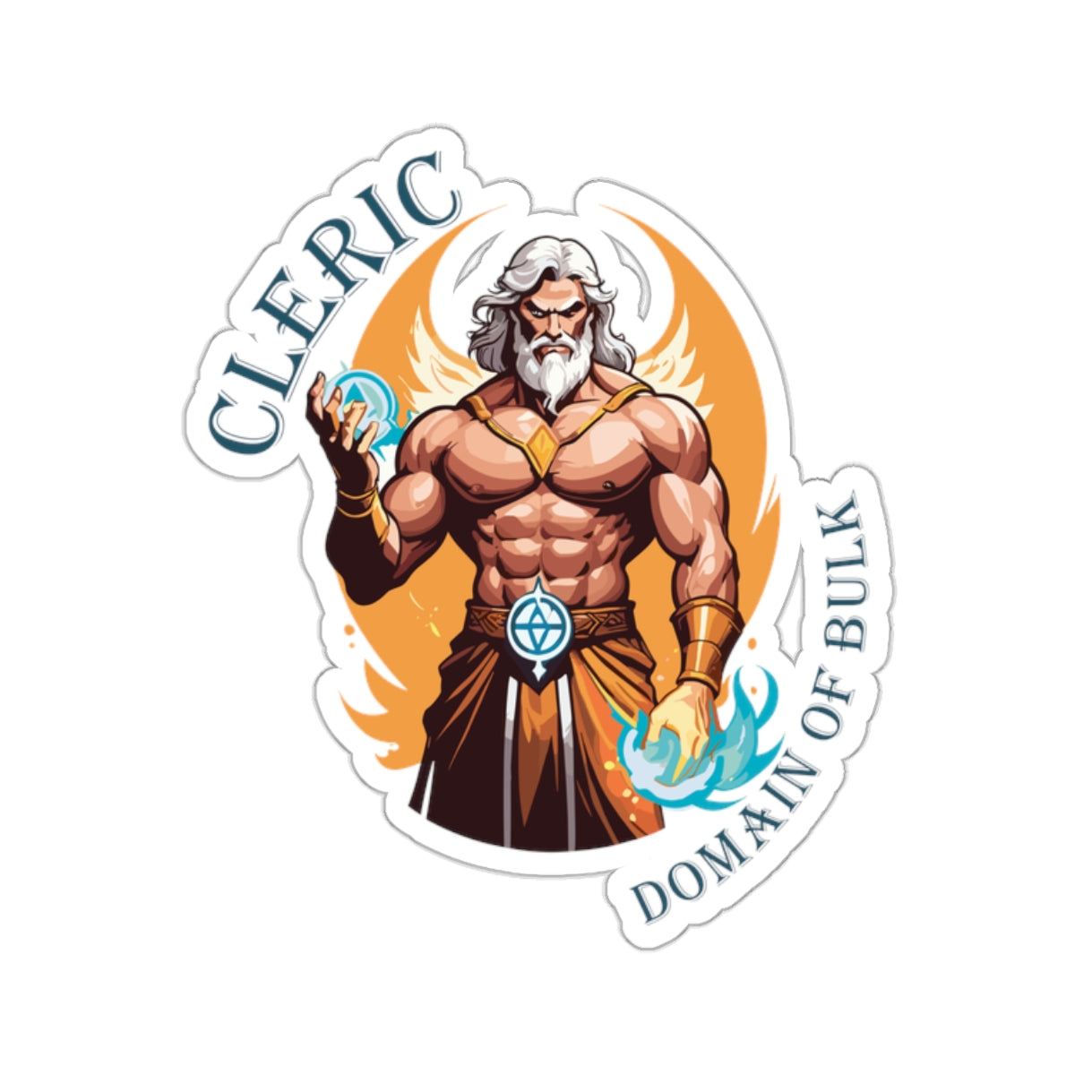 Cleric Domain of Bulk - Kiss-Cut Stickers