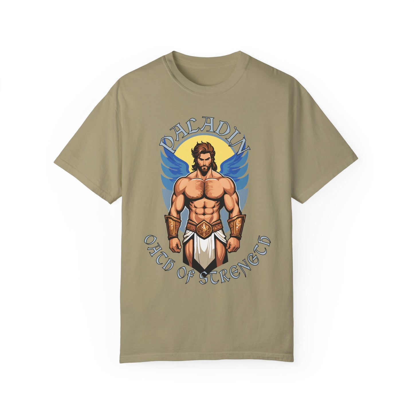 Paladin Oath of Strength- Unisex Garment-Dyed T-shirt