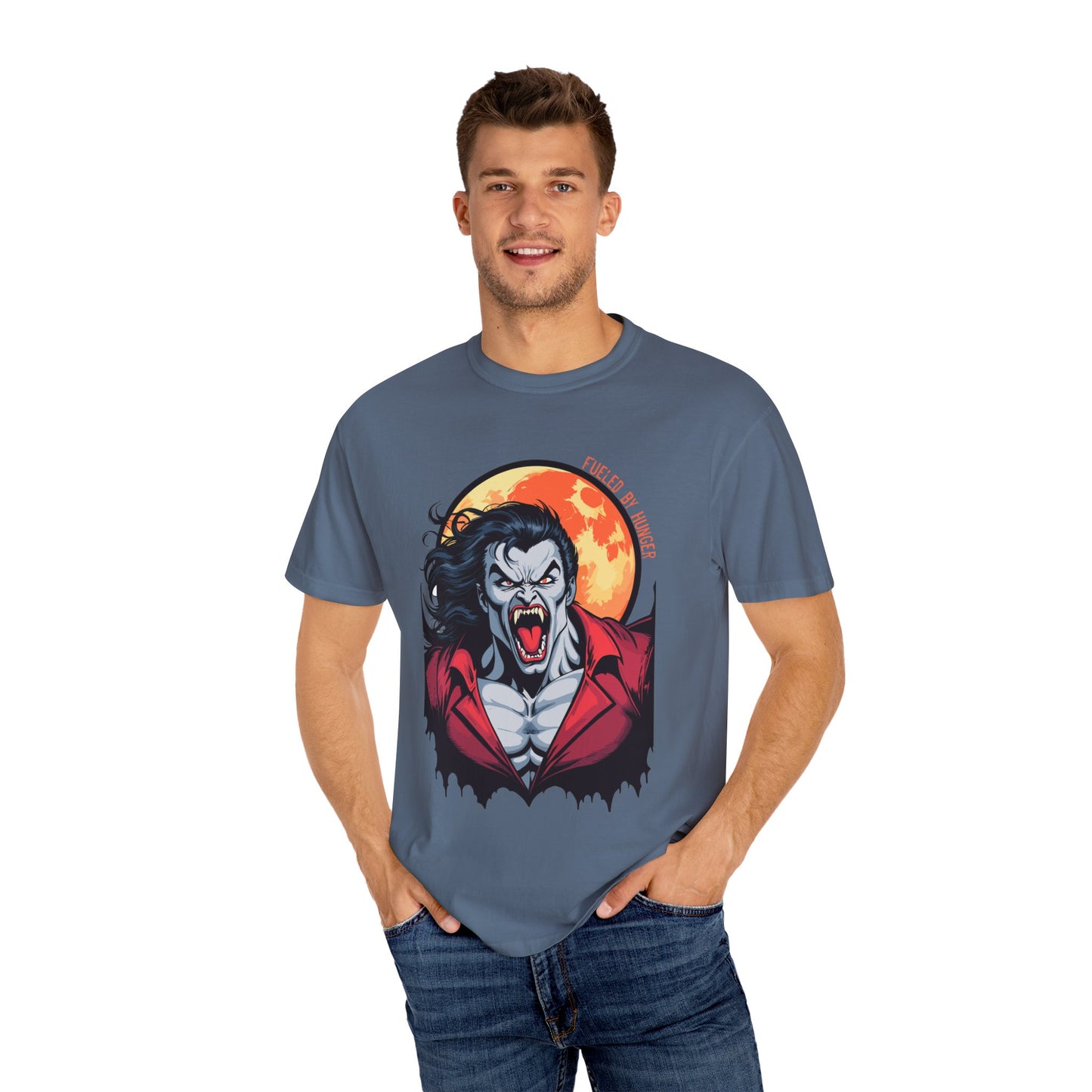 Vampire - Fueled By Hunger - Unisex Garment-Dyed T-shirt