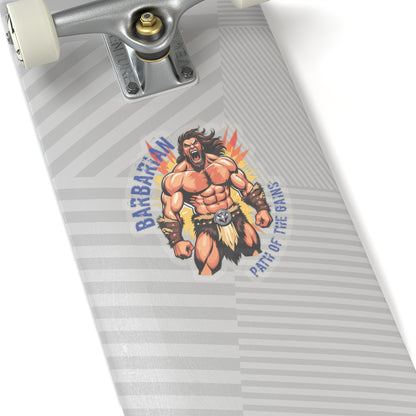 Barbarian - Path of the Gains - Kiss-Cut Stickers