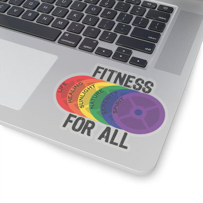 Fitness For All - Kiss-Cut Stickers