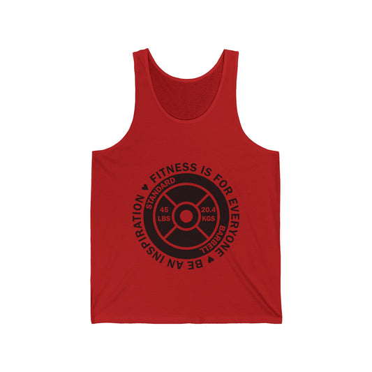 Fitness 4 Everyone - Be an Inspiration ♥ - Unisex Jersey Tank