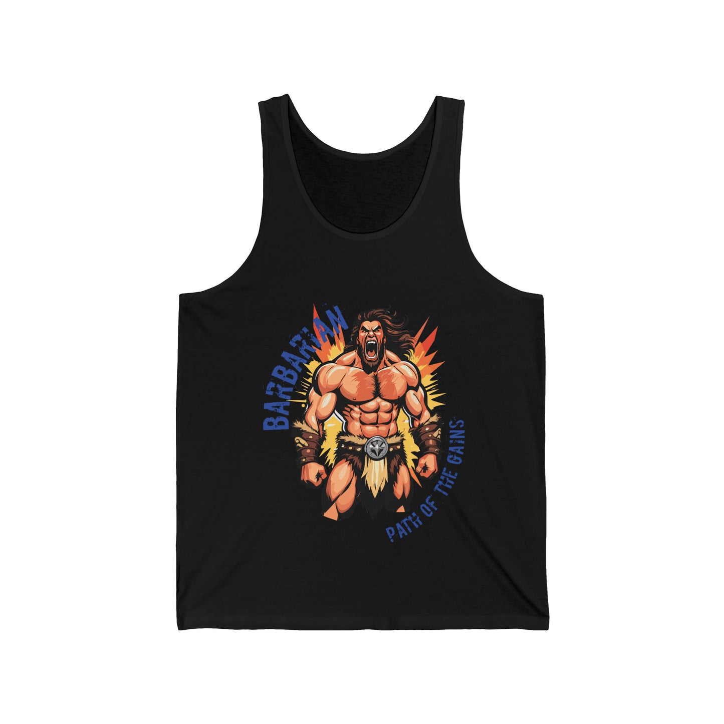 Barbarian Path of the Gains - Unisex Jersey Tank