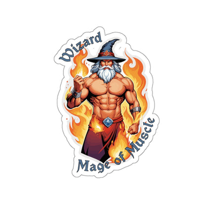 Mage of Muscle - Kiss-Cut Stickers