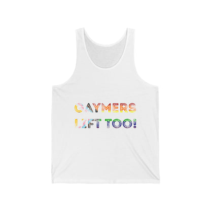 Gaymers Lift Too - Unisex Jersey Tank