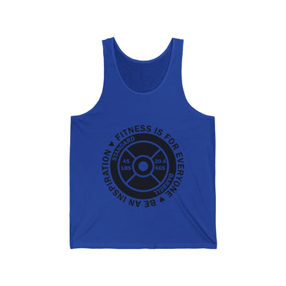 Fitness 4 Everyone - Be an Inspiration ♥ - Unisex Jersey Tank