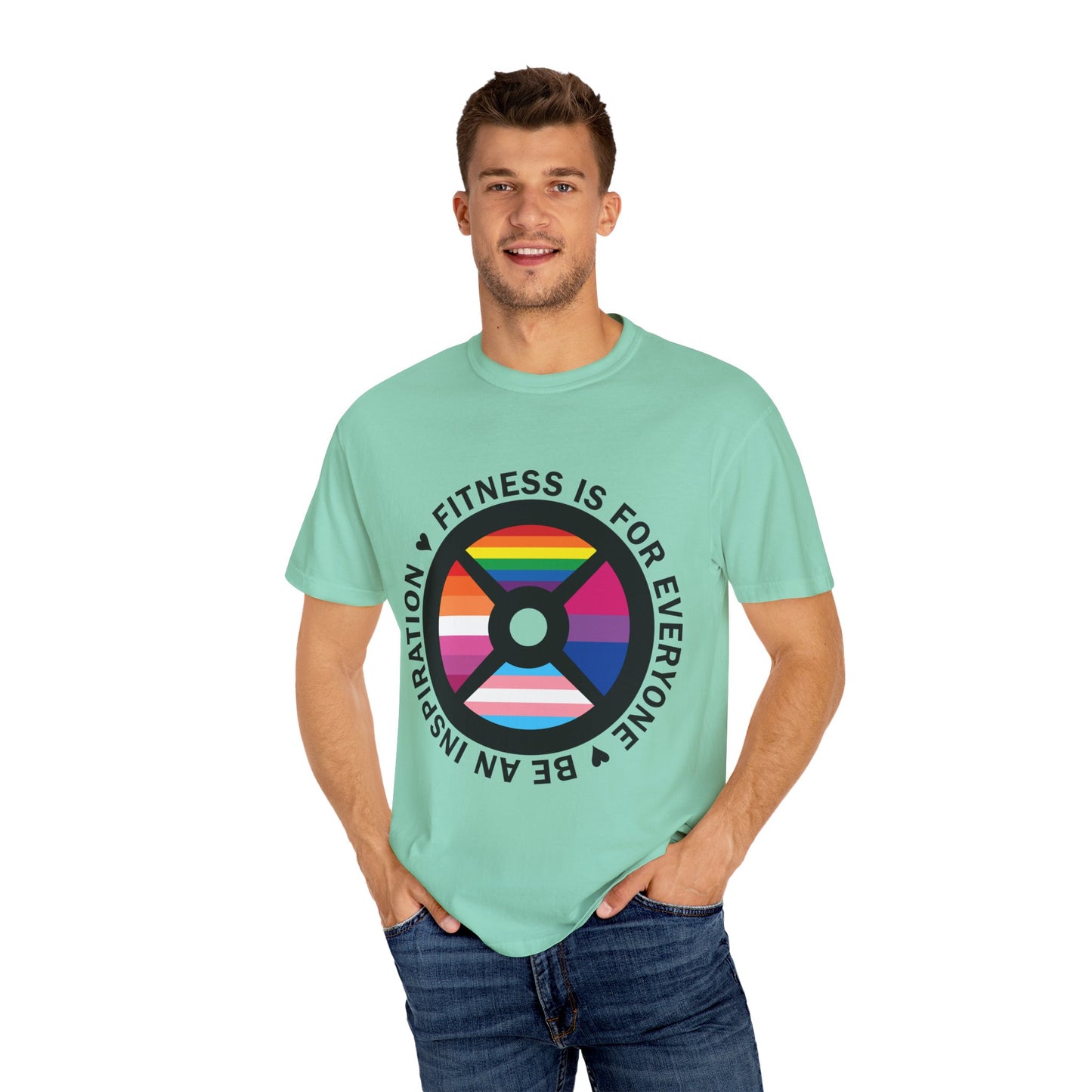 Pride - Be an Inspiration ♥ - Unisex Garment-Dyed T-shirt