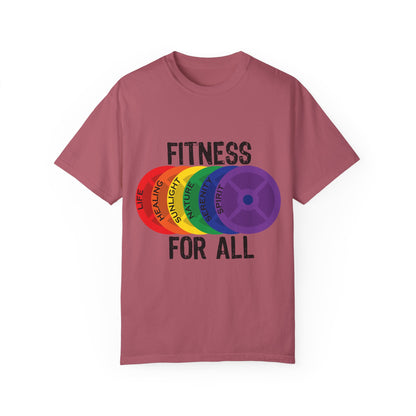 Fitness For All - Unisex Garment-Dyed T-shirt