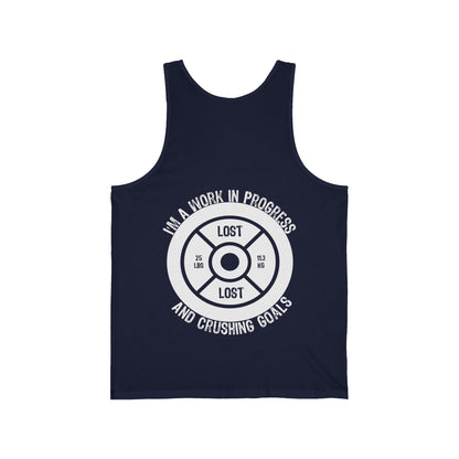 25 lbs Lost - Unisex Jersey Tank