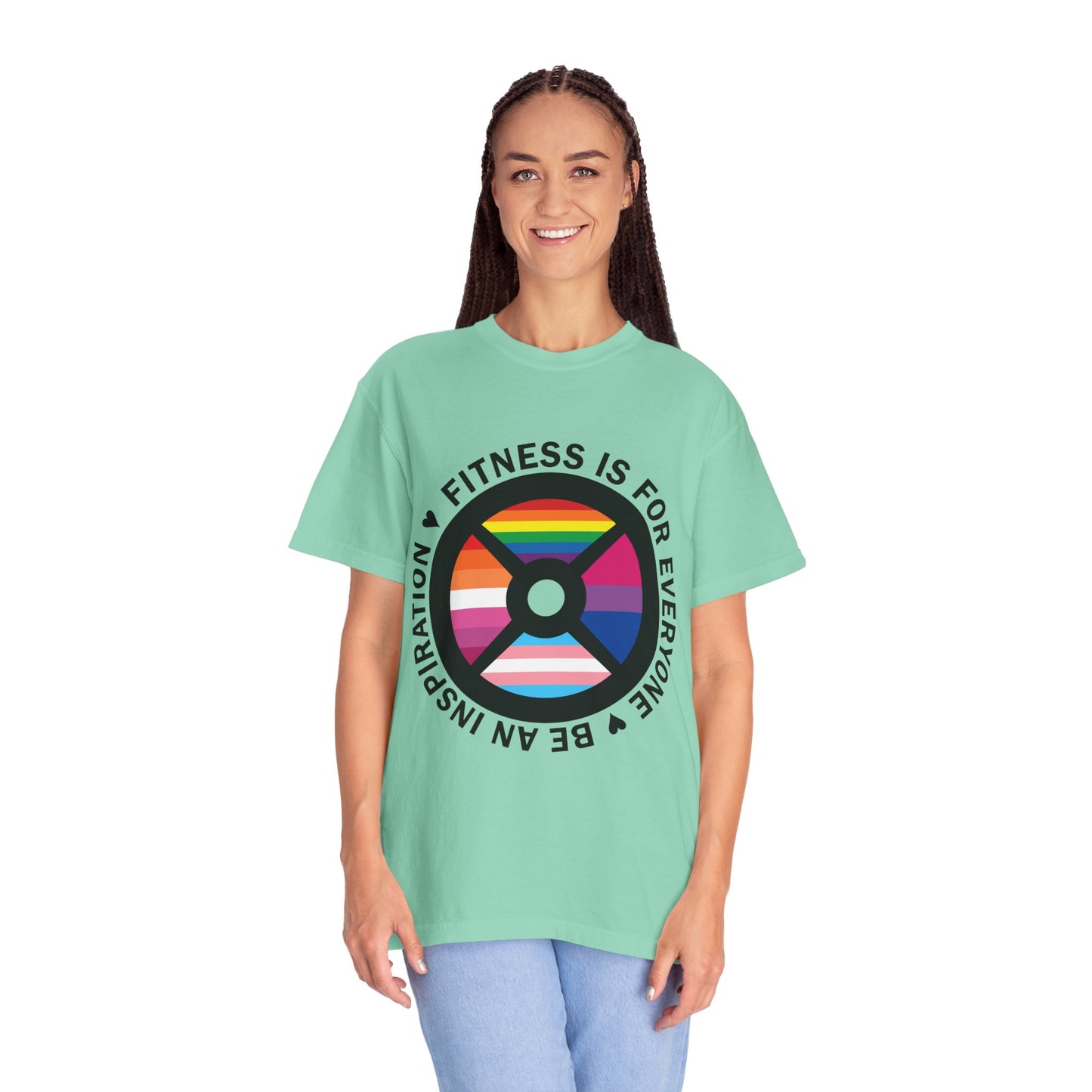 Pride - Be an Inspiration ♥ - Unisex Garment-Dyed T-shirt