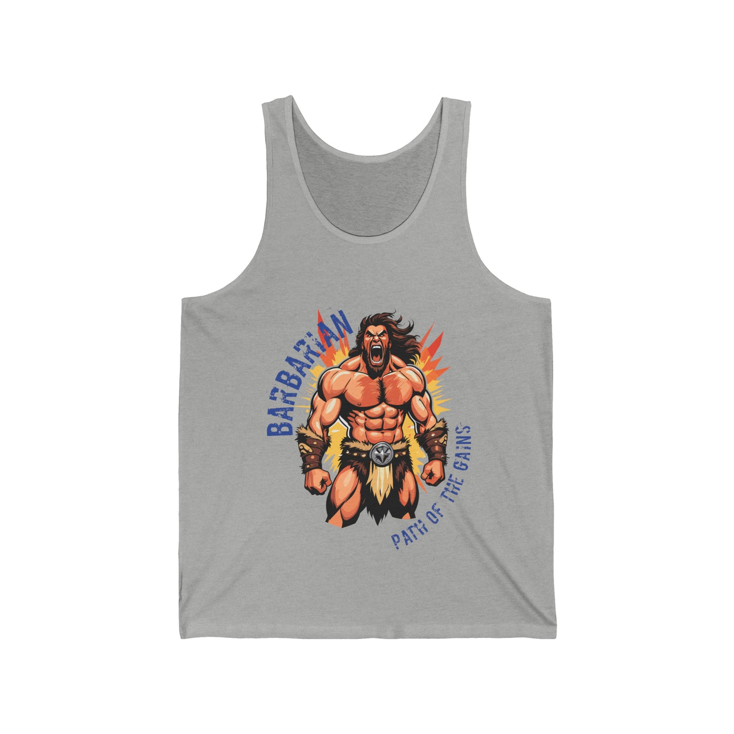 Barbarian Path of the Gains - Unisex Jersey Tank