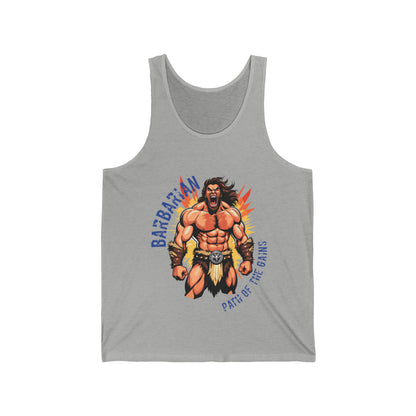 Barbarian Path of the Gains - Unisex Jersey Tank