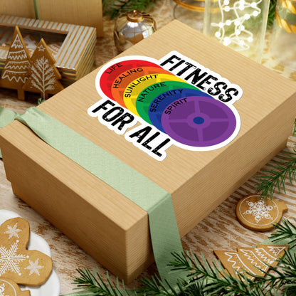 Fitness For All - Kiss-Cut Stickers