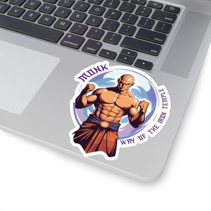 Monk Way of the Iron Temple - Kiss-Cut Stickers