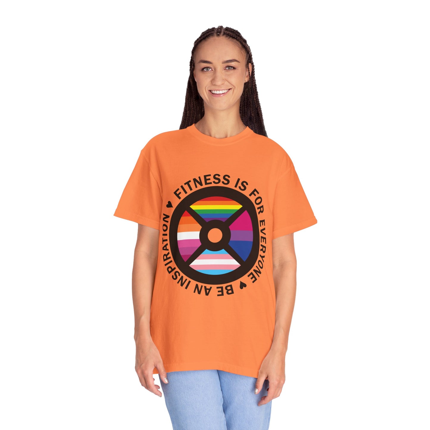 Pride - Be an Inspiration ♥ - Unisex Garment-Dyed T-shirt